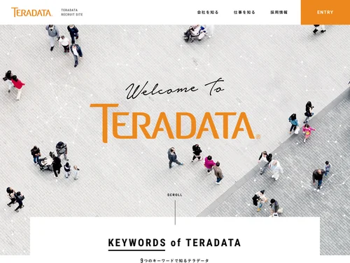 「新卒採用情報 | 日本テラデータ株式会社」のキャプチャ画像