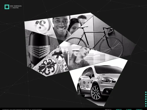 「New Dimension of Creative - Interactive Agency」のキャプチャ画像
