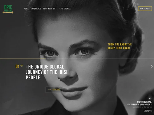 「EPIC Ireland, Dublin's new 21st century visitor experience」のキャプチャ画像