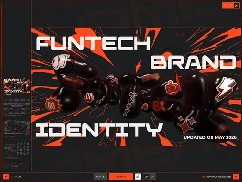「FUNTECH BRAND IDENTITY」のキャプチャ画像