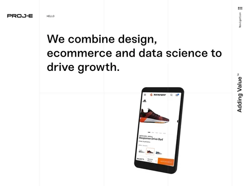 「Proj-e - Software Company.」のキャプチャ画像