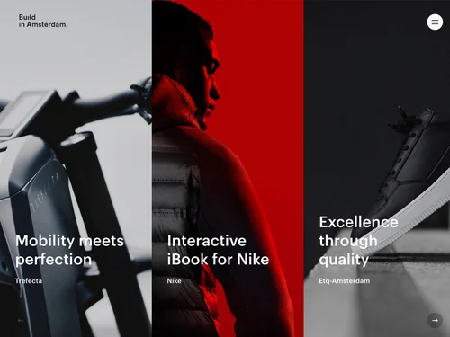 「Build in Amsterdam - Strategy, branding &amp; e-commerce」のキャプチャ画像