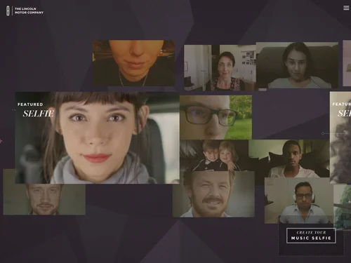 「Lincoln Music Selfie」のキャプチャ画像