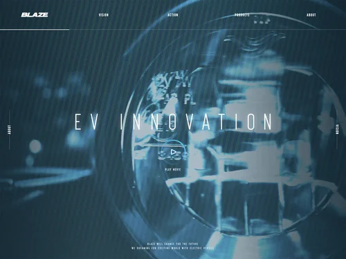 「EV INNOVATION｜BLAZE corporation」のキャプチャ画像