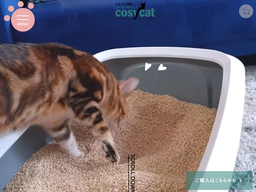 「cosy cat」のキャプチャ画像