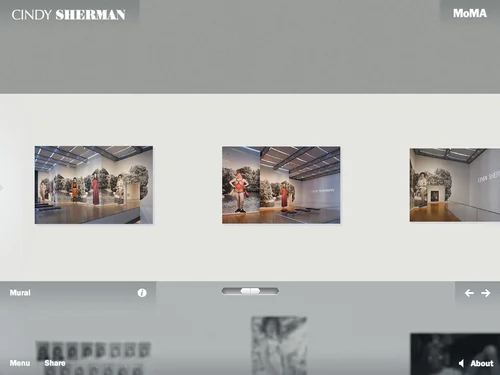 「MoMA | Cindy Sherman」のキャプチャ画像