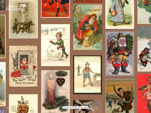 「Weird Christmas ~ Create your card!」のキャプチャ画像