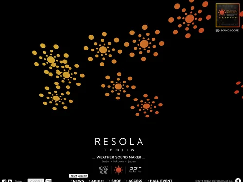 「レソラ天神 | RESOLA TENJIN」のキャプチャ画像
