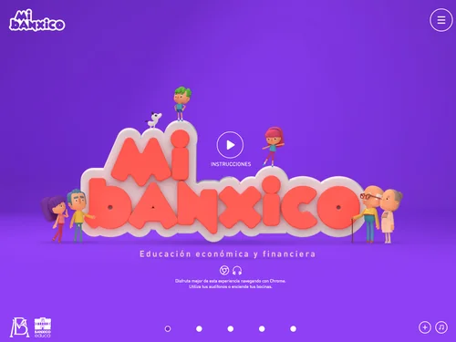 「Mi Banxico - Sitio para niños」のキャプチャ画像