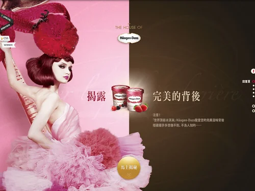 「Häagen-Dazs 揭露完美的背後」のキャプチャ画像