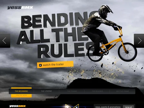 「YESS BMX | Canadian designed, Canadian made」のキャプチャ画像