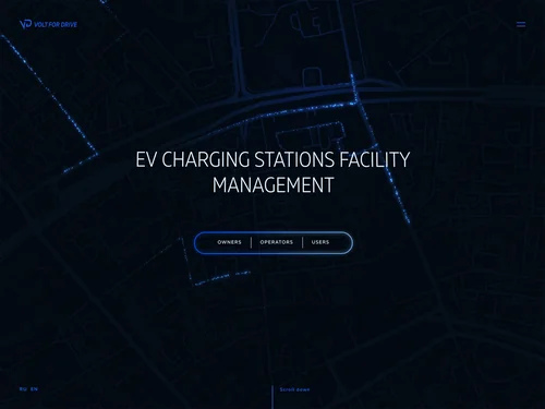「Volt for Drive — EV Charging stations facility management」のキャプチャ画像