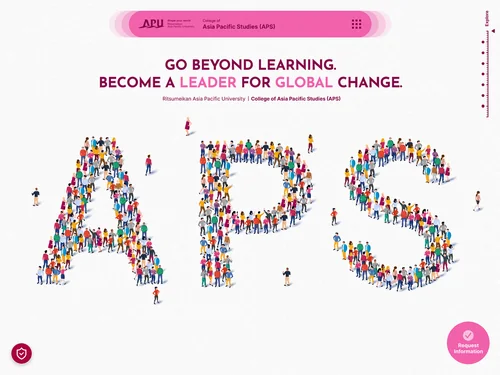 「College of Asia Pacific Studies」のキャプチャ画像
