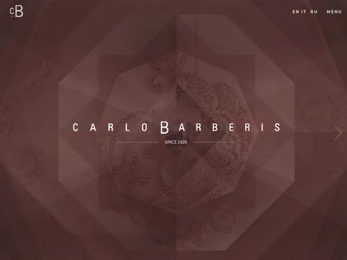 「Italian jewelery, Carlo Barberis」のキャプチャ画像
