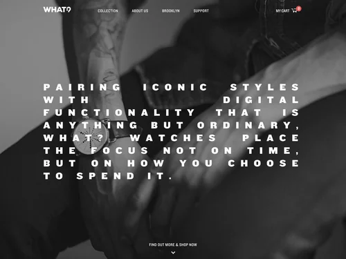 「Innovative Swiss Watch Brand | What? Watch」のキャプチャ画像