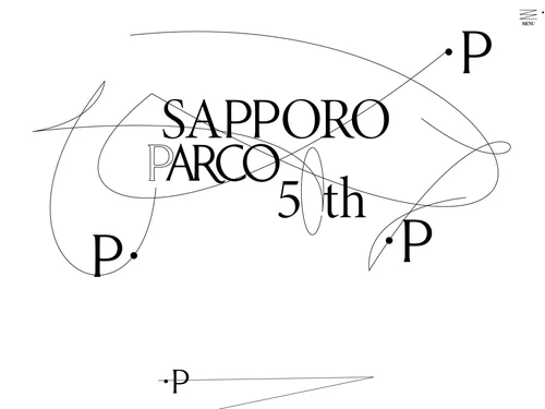 「SAPPORO PARCO 50th | 札幌PARCO -パルコ-」のキャプチャ画像