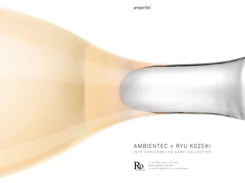 「AMBIENTEC + RYU KOZEKI｜2015 CORDLESS LED LAMP COLLECTION」のキャプチャ画像