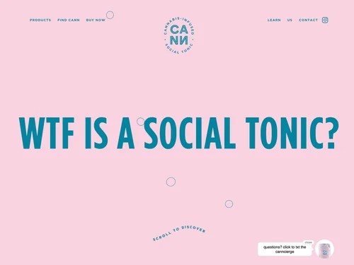 「Cann Social Tonics」のキャプチャ画像