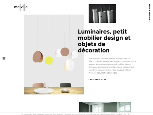 「Luminaire &amp; déco scandinave : Lampes design, lampadaires, meubles… - Aix en Provence」のキャプチャ画像