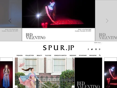 「【SPUR】ファッションの今、ファッションのその先へ｜日本発信のファッショントレンド情報サイト」のキャプチャ画像