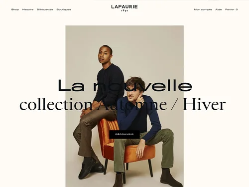 「Lafaurie Paris &ndash; LAFAURIE」のキャプチャ画像