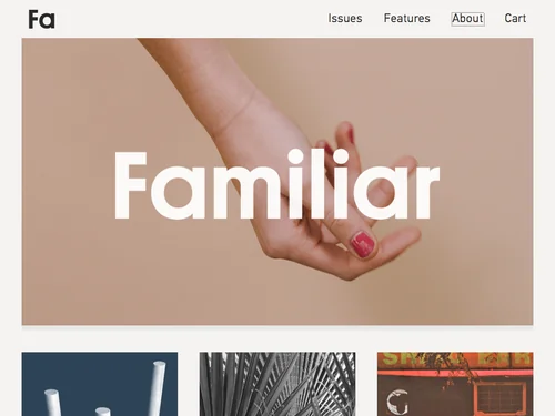 「Familiar」のキャプチャ画像