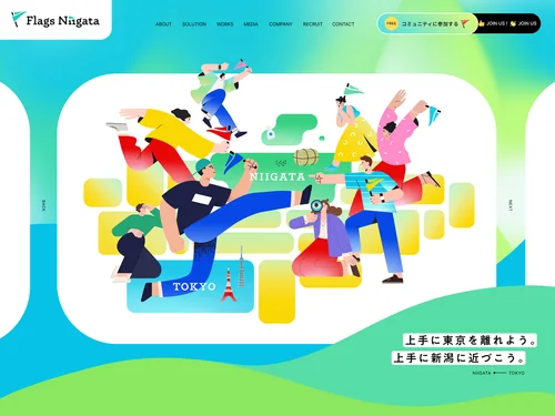 「Flags Niigata」のキャプチャ画像