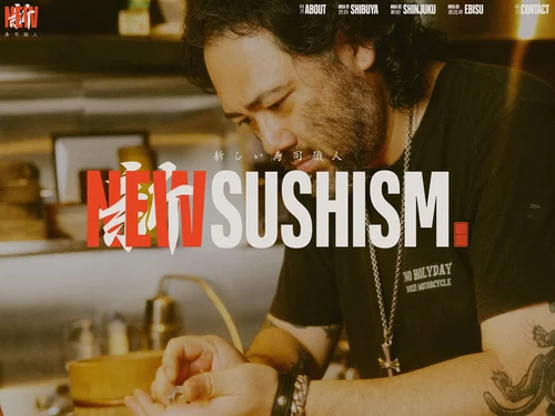 「新しい寿司職人｜NEW SUSHISM」のキャプチャ画像