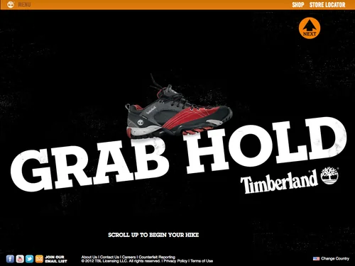 「Timberland&reg; Mountain Athletics」のキャプチャ画像
