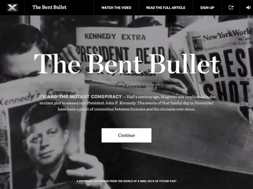 「X-Men: Days of Future Past | The Bent Bullet」のキャプチャ画像