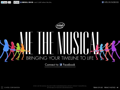 「Intel® Me The Musical」のキャプチャ画像