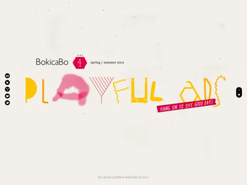 「BokicaBo nova kolekcija - "Playful ads, hang on the good days" - Proleće / Leto 2011」のキャプチャ画像