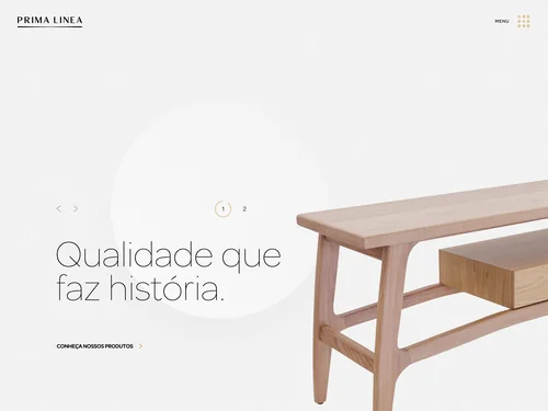 「Prima Linea - Qualidade que faz história, móveis para a vida.」のキャプチャ画像