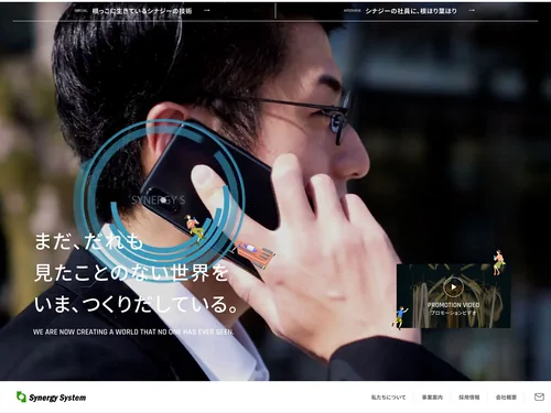 「シナジーシステム株式会社」のキャプチャ画像