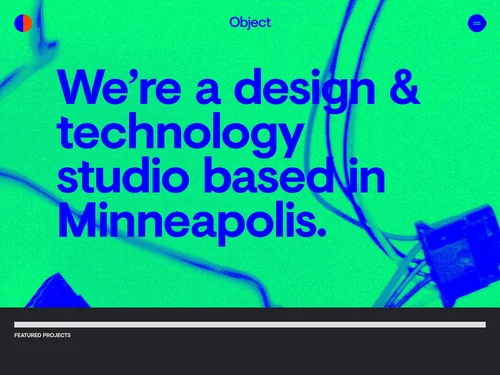 「Object | A design &amp; technology studio. | Momentous」のキャプチャ画像