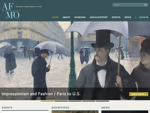 「AFMO | American Friends Musée d’Orsay」のキャプチャ画像