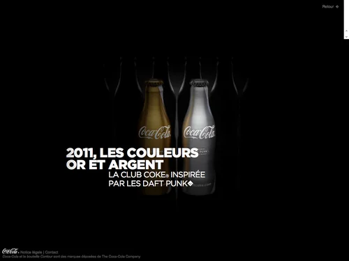 「CocaCola - Daft Punk」のキャプチャ画像