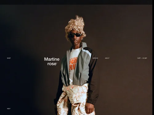 「Martine ROSE — some place special」のキャプチャ画像