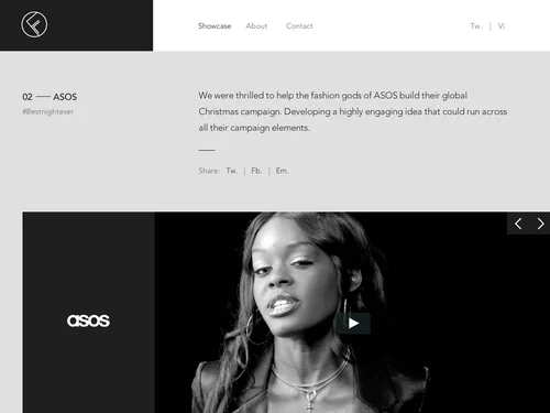 「ASOS | Future Collective」のキャプチャ画像