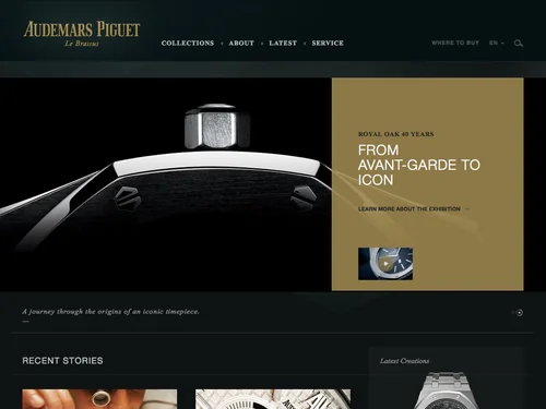 「Luxury Watches - Audemars Piguet Swiss Luxury Watches」のキャプチャ画像