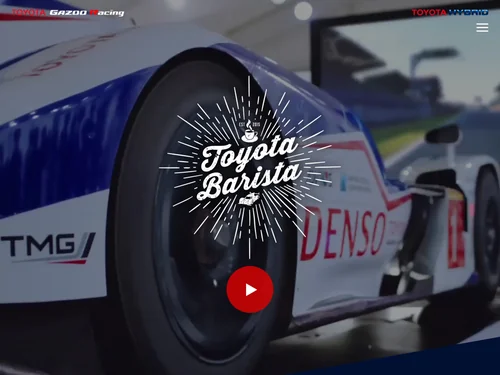 「TOYOTA BARISTA | WEC ル・マン24時間レース | TOYOTA GAZOO Racing」のキャプチャ画像