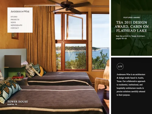 「Andersson-Wise Architects | An Austin, Texas based Architecture &amp; Design Studio」のキャプチャ画像