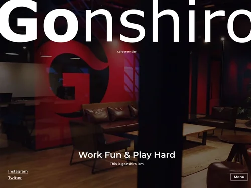 「Gonshiro Co.,Ltd.（株式会社権四郎）」のキャプチャ画像