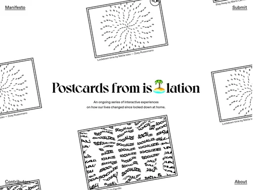 「Postcards from Isolation」のキャプチャ画像