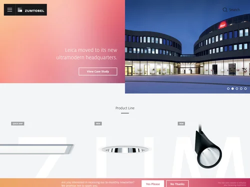 「SUPERIOR LIGHTING DESIGN AND SUSTAINABILITY | Zumtobel」のキャプチャ画像