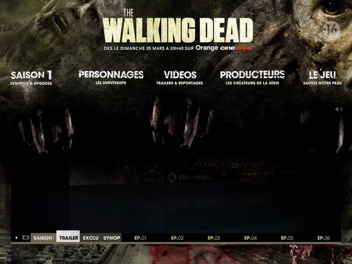 「The Walking Dead, dès le dimanche 20 mars à 20h40 sur Orange cinechoc」のキャプチャ画像