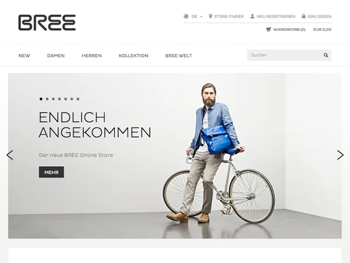 「BREE | Online store」のキャプチャ画像