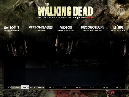 「The Walking Dead, dès le dimanche 20 mars à 20h40 sur Orange cinechoc」のキャプチャ画像