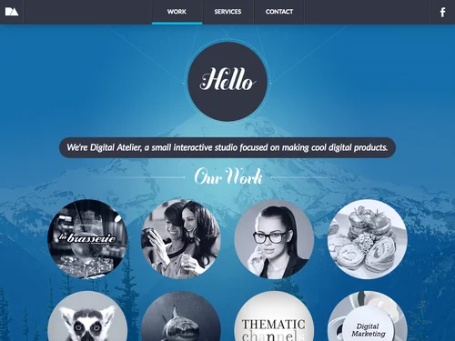 「Digital Atelier | Creative Web Development」のキャプチャ画像