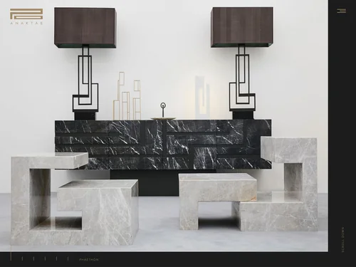 「Anaktae — Architecture, Interior Decoration and Product Design」のキャプチャ画像